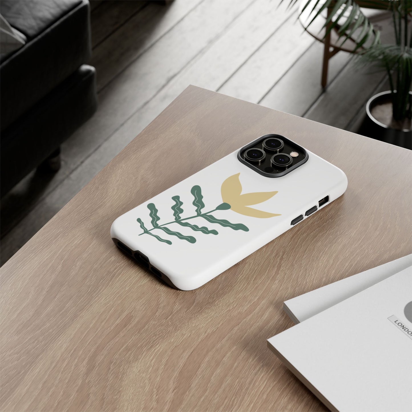 Floral Tough Phone Case - Durable Protection with Stylish Design