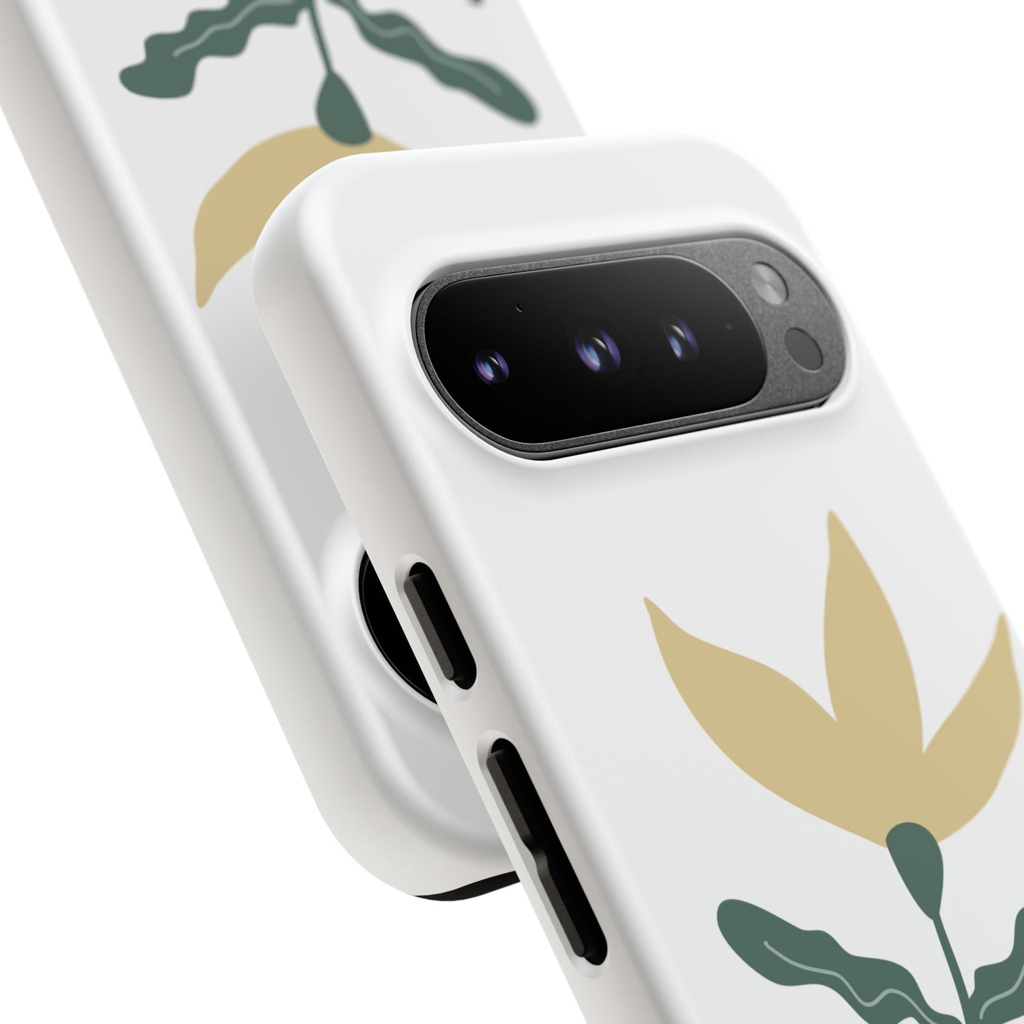 Floral Tough Phone Case - Durable Protection with Stylish Design