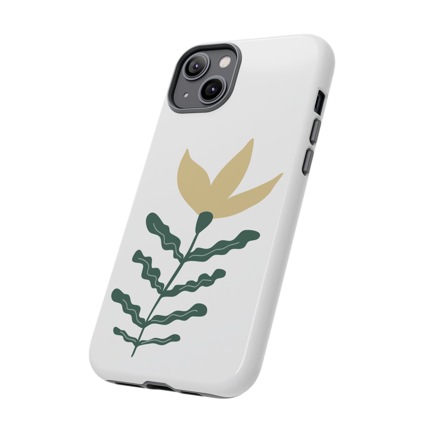 Floral Tough Phone Case - Durable Protection with Stylish Design