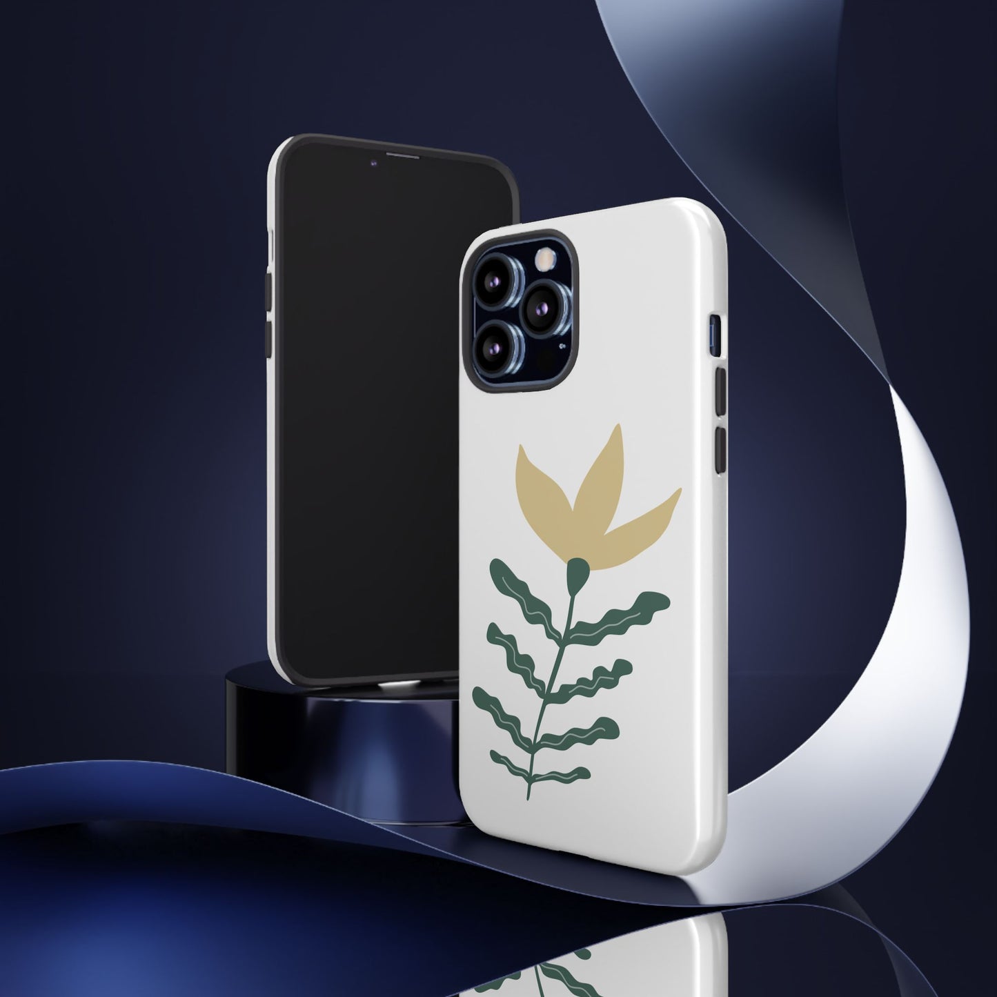 Floral Tough Phone Case - Durable Protection with Stylish Design
