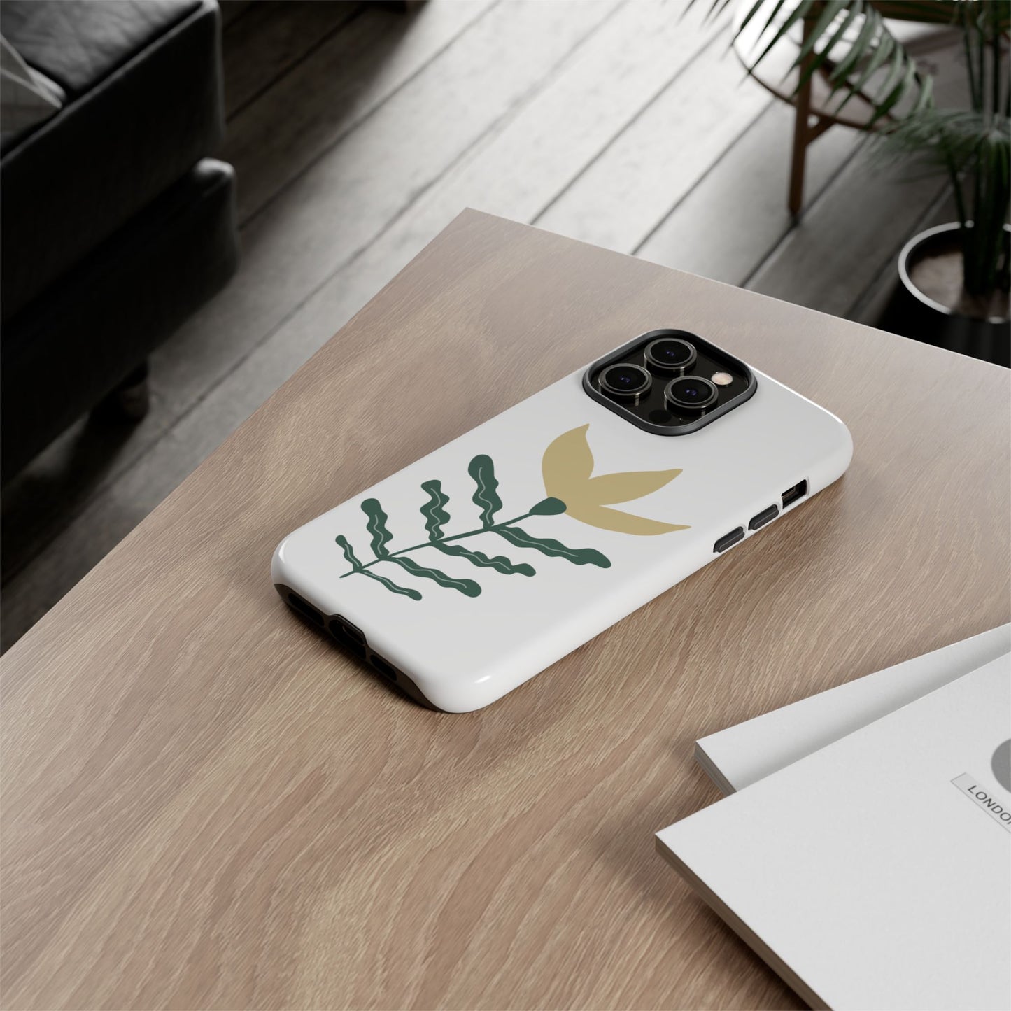 Floral Tough Phone Case - Durable Protection with Stylish Design