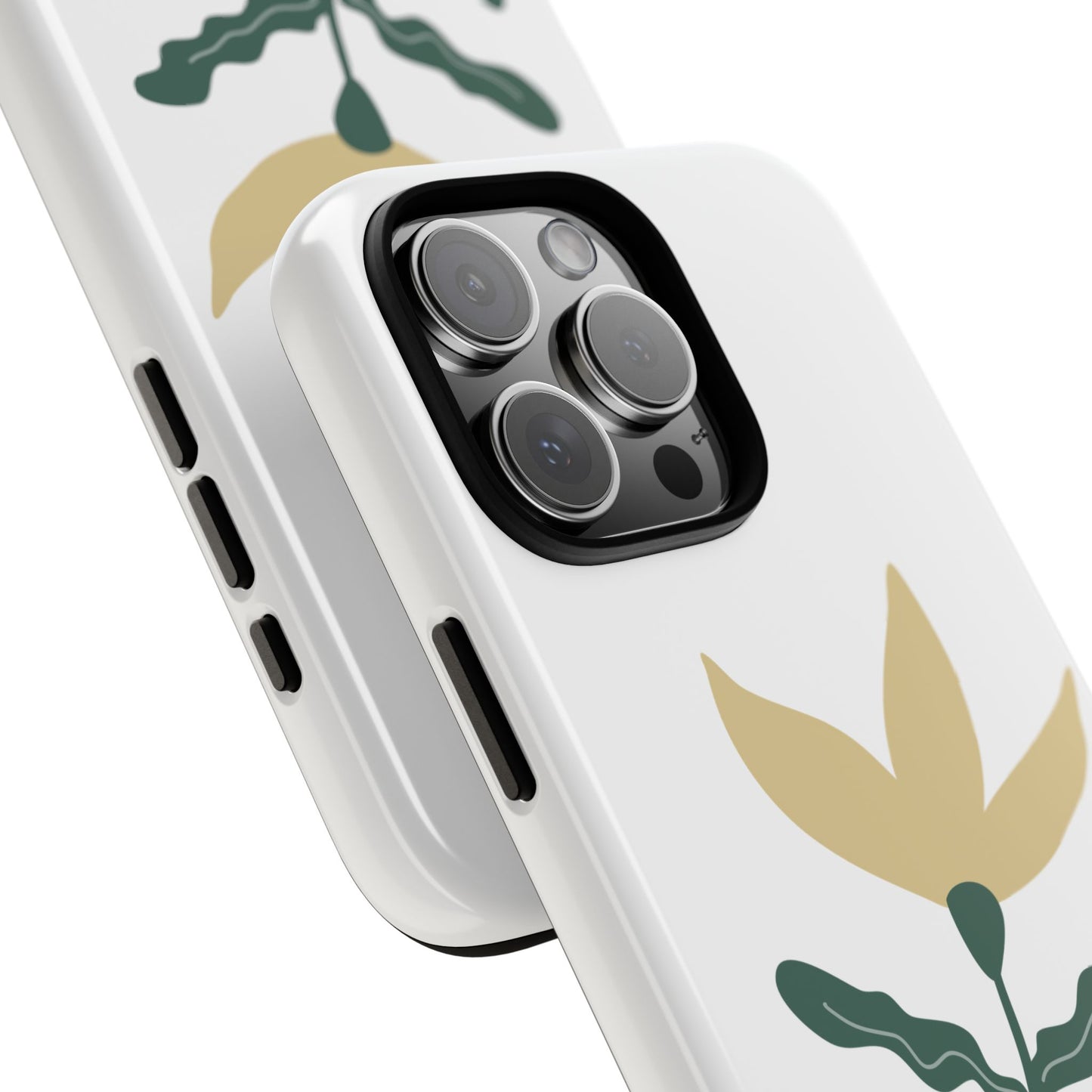 Floral Tough Phone Case - Durable Protection with Stylish Design