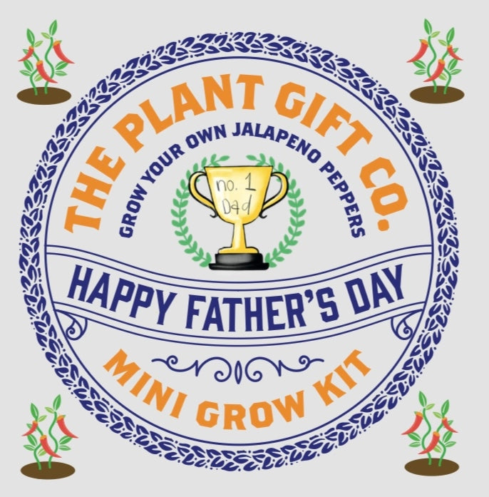 Father's Day Card - Happy Father's Day. Eco Mini Chilli Grow Kit