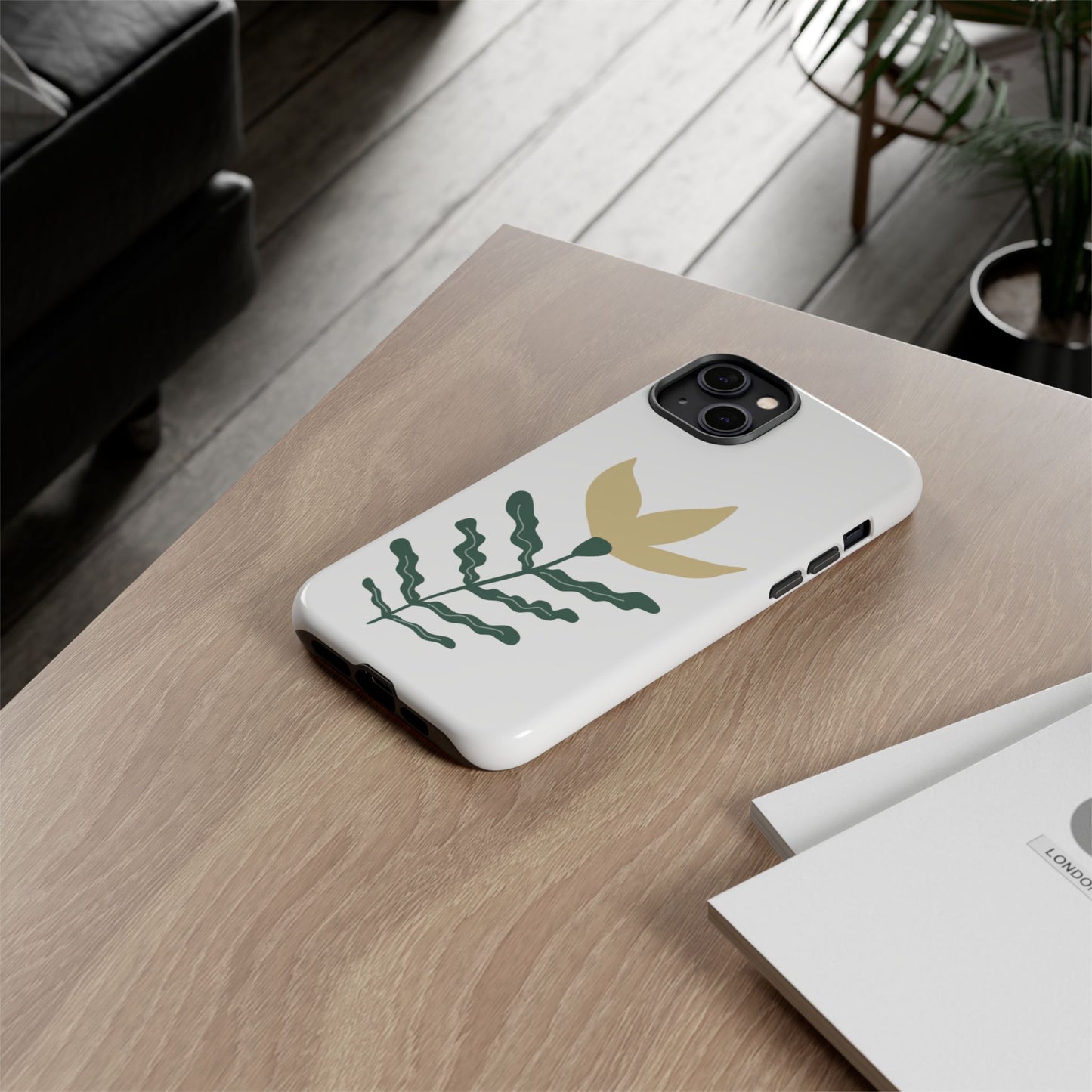 Floral Tough Phone Case - Durable Protection with Stylish Design