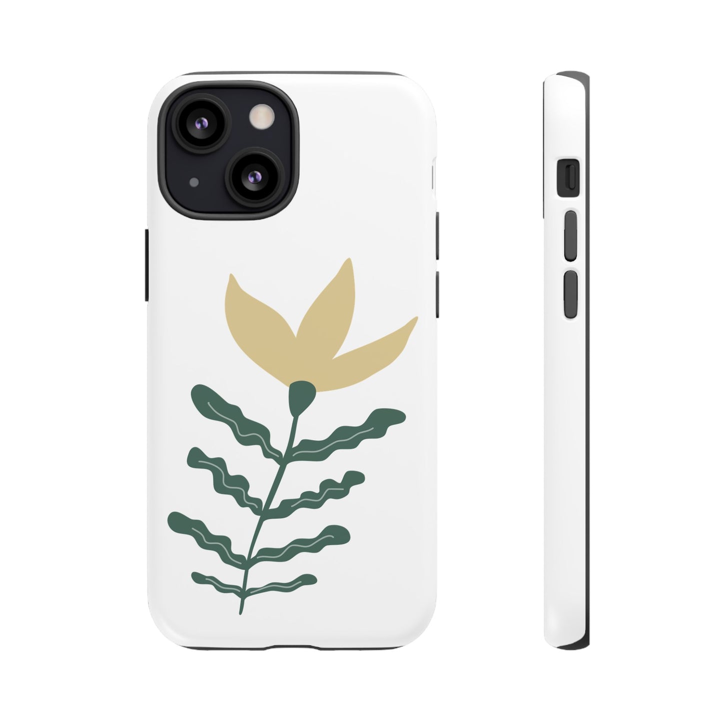 Floral Tough Phone Case - Durable Protection with Stylish Design