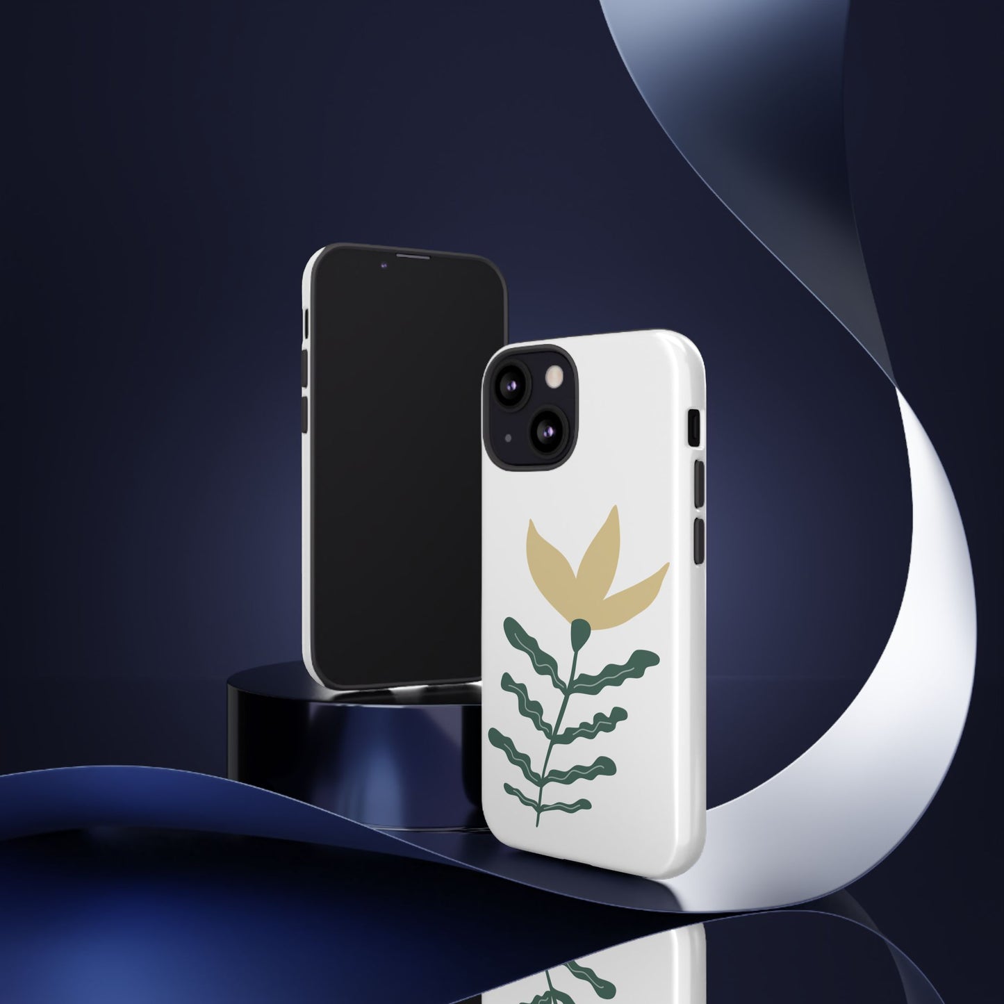 Floral Tough Phone Case - Durable Protection with Stylish Design