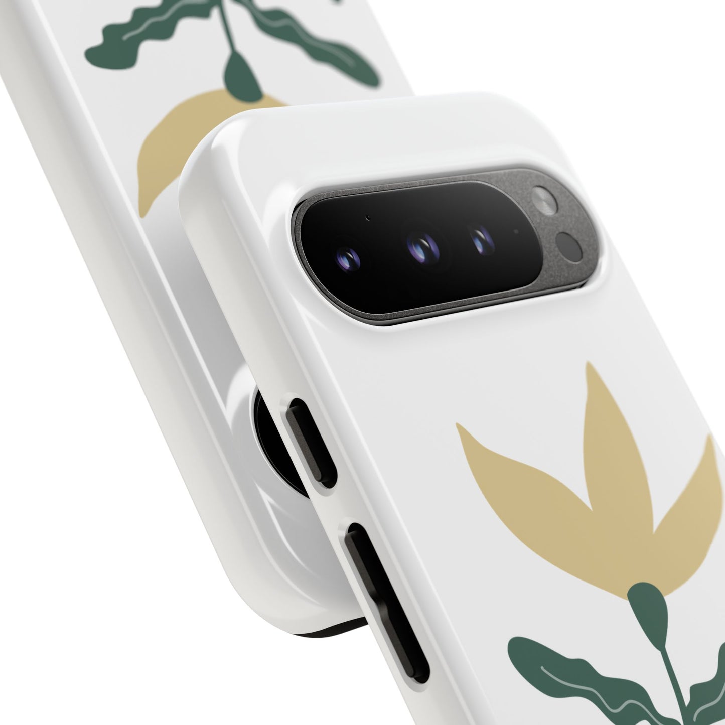 Floral Tough Phone Case - Durable Protection with Stylish Design