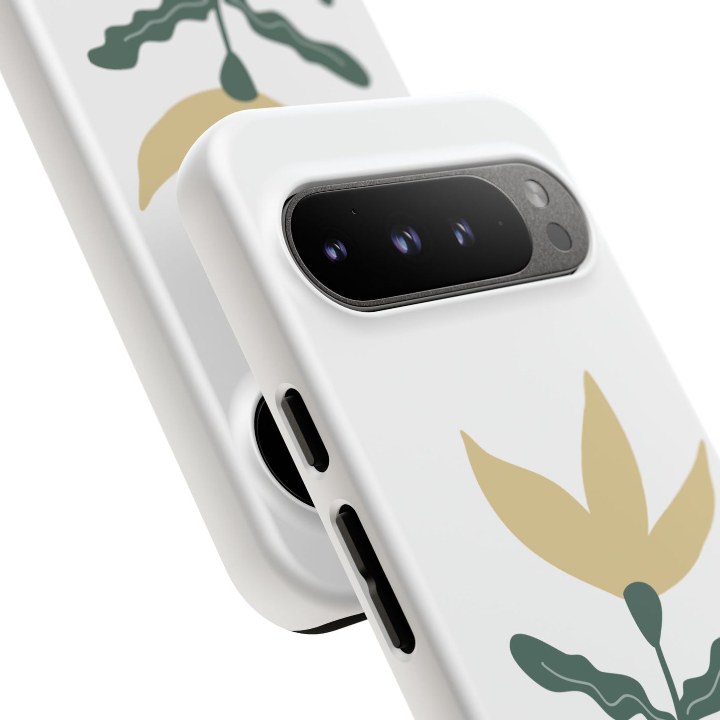Floral Tough Phone Case - Durable Protection with Stylish Design