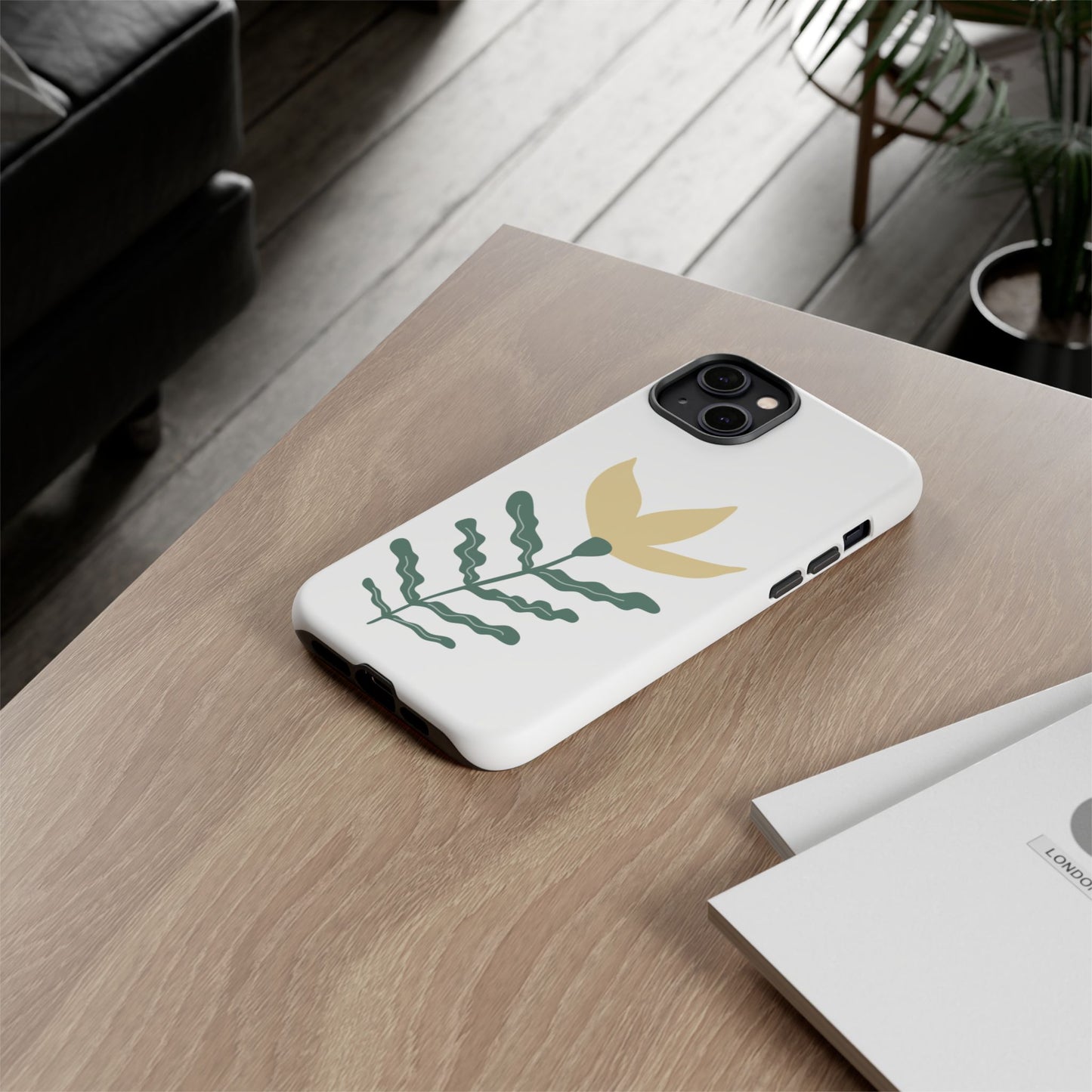 Floral Tough Phone Case - Durable Protection with Stylish Design