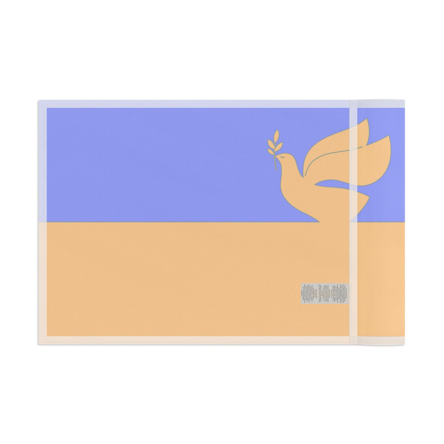 Ukrainian Flag with Dove of Peace. Proceeds to Ukrainian Aid. Single Sided