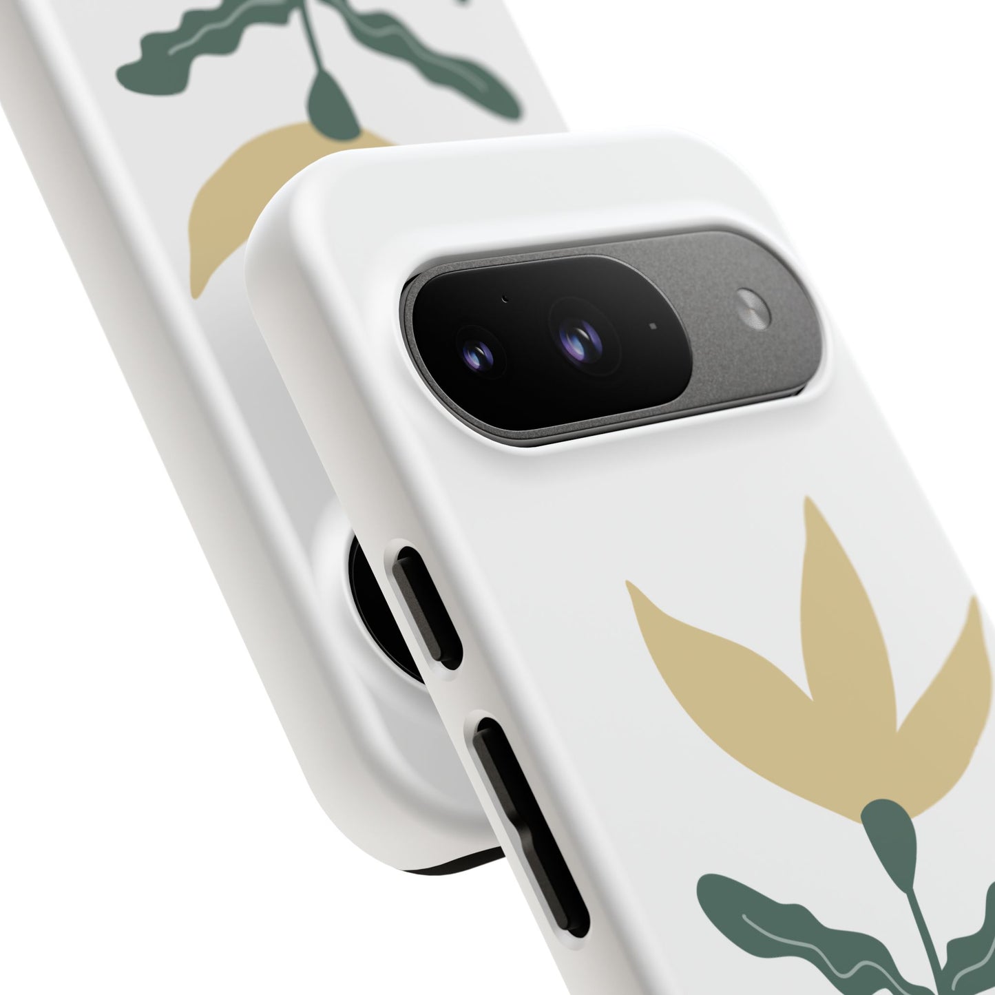 Floral Tough Phone Case - Durable Protection with Stylish Design