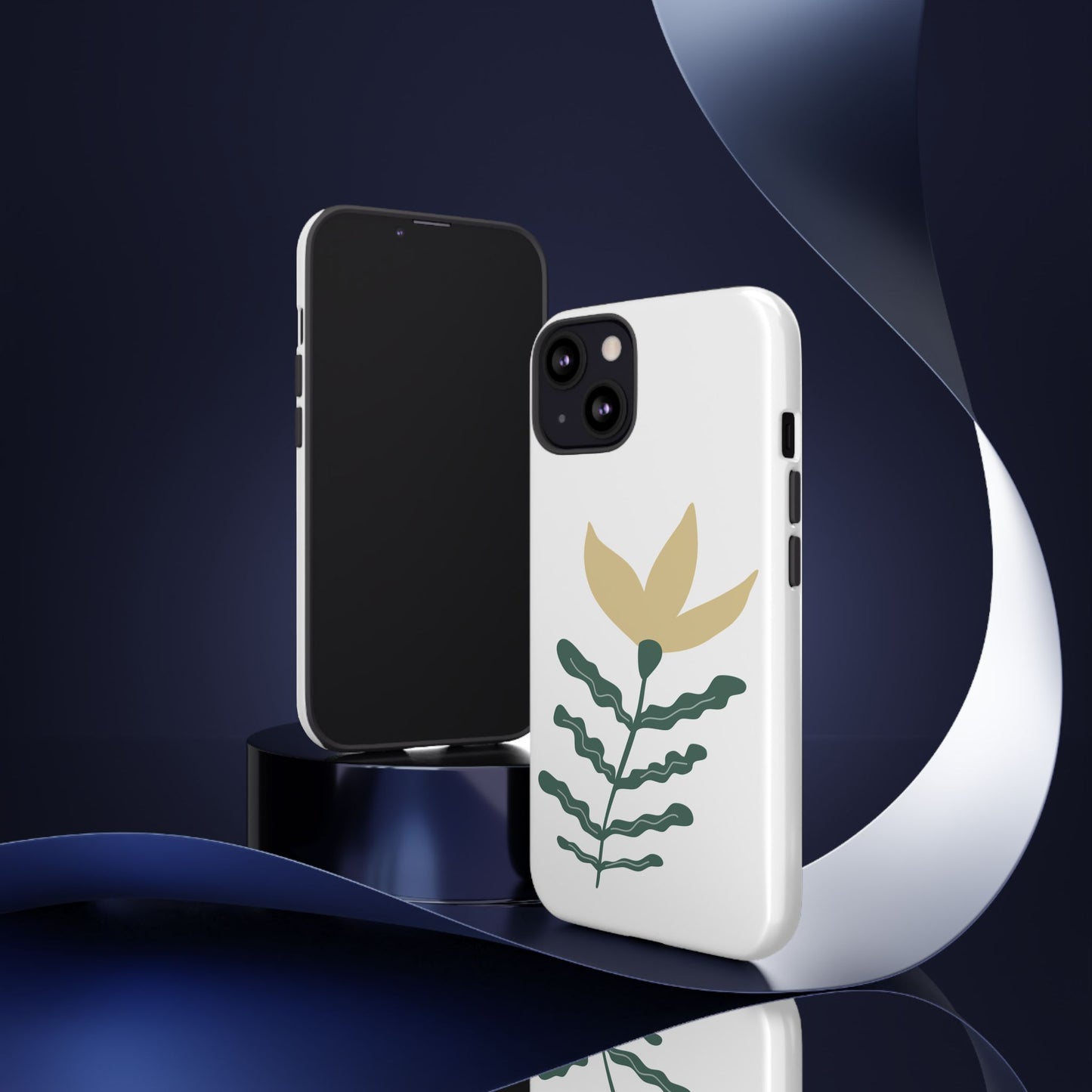 Floral Tough Phone Case - Durable Protection with Stylish Design