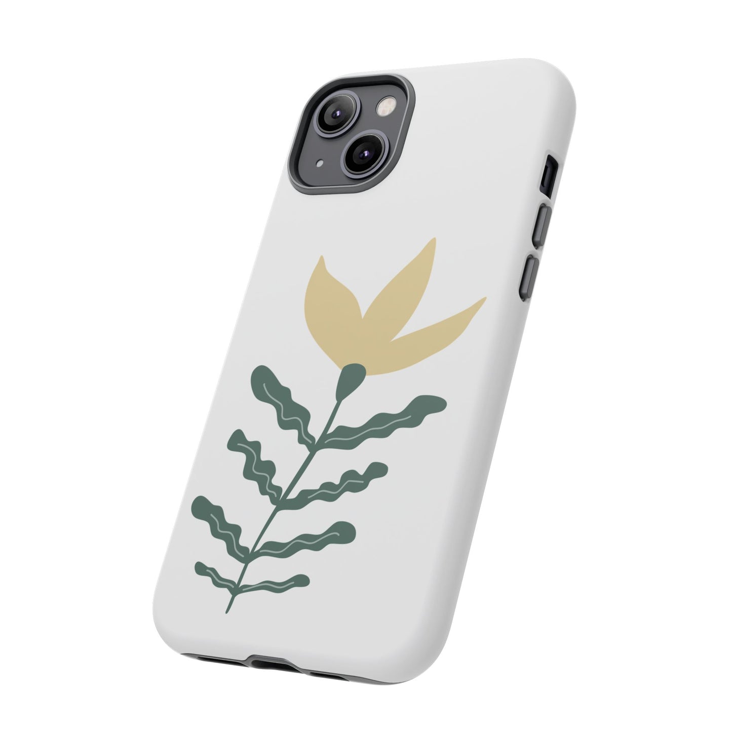 Floral Tough Phone Case - Durable Protection with Stylish Design