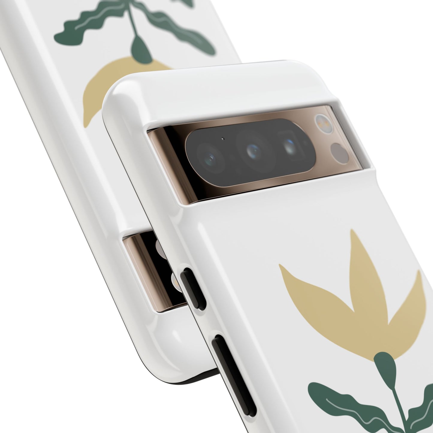 Floral Tough Phone Case - Durable Protection with Stylish Design