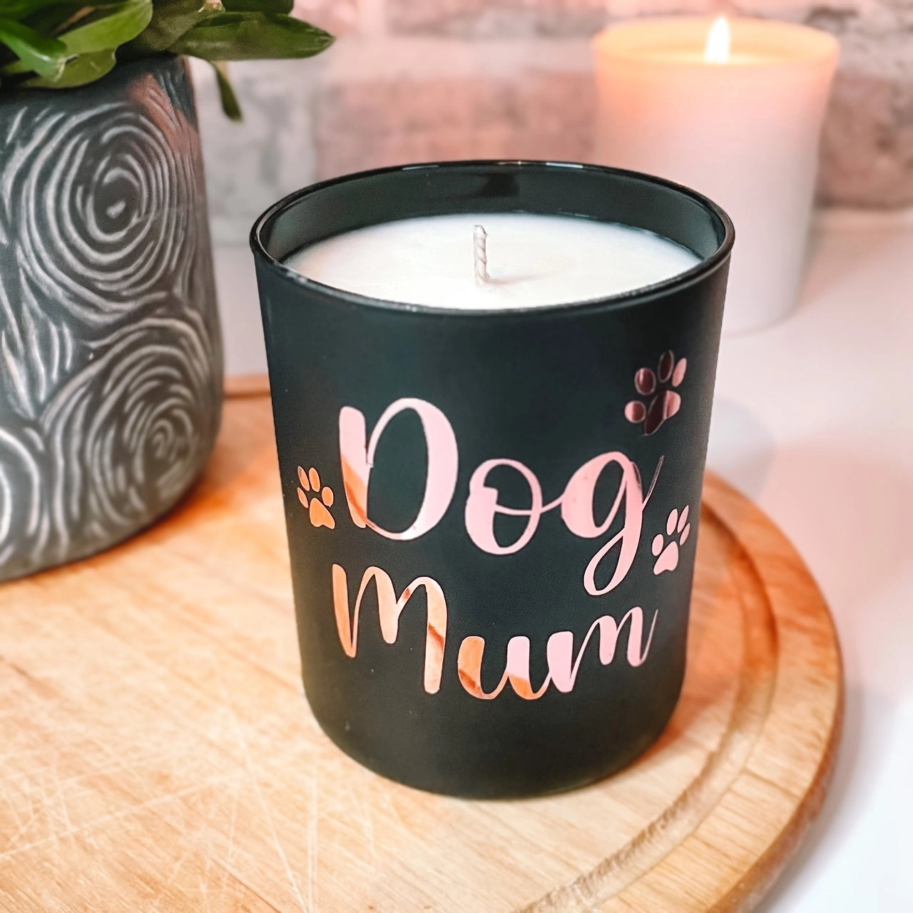 Dog Mum Candle// Mothers Day Candle, Puppy Gift Mum or Mom.
