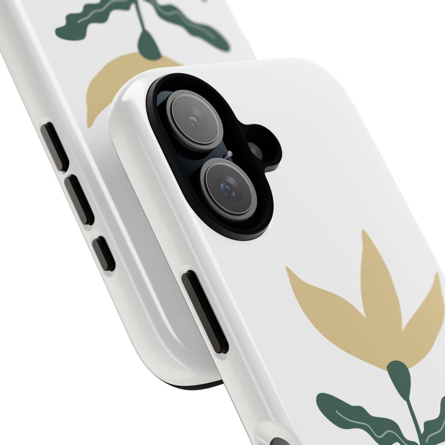 Floral Tough Phone Case - Durable Protection with Stylish Design