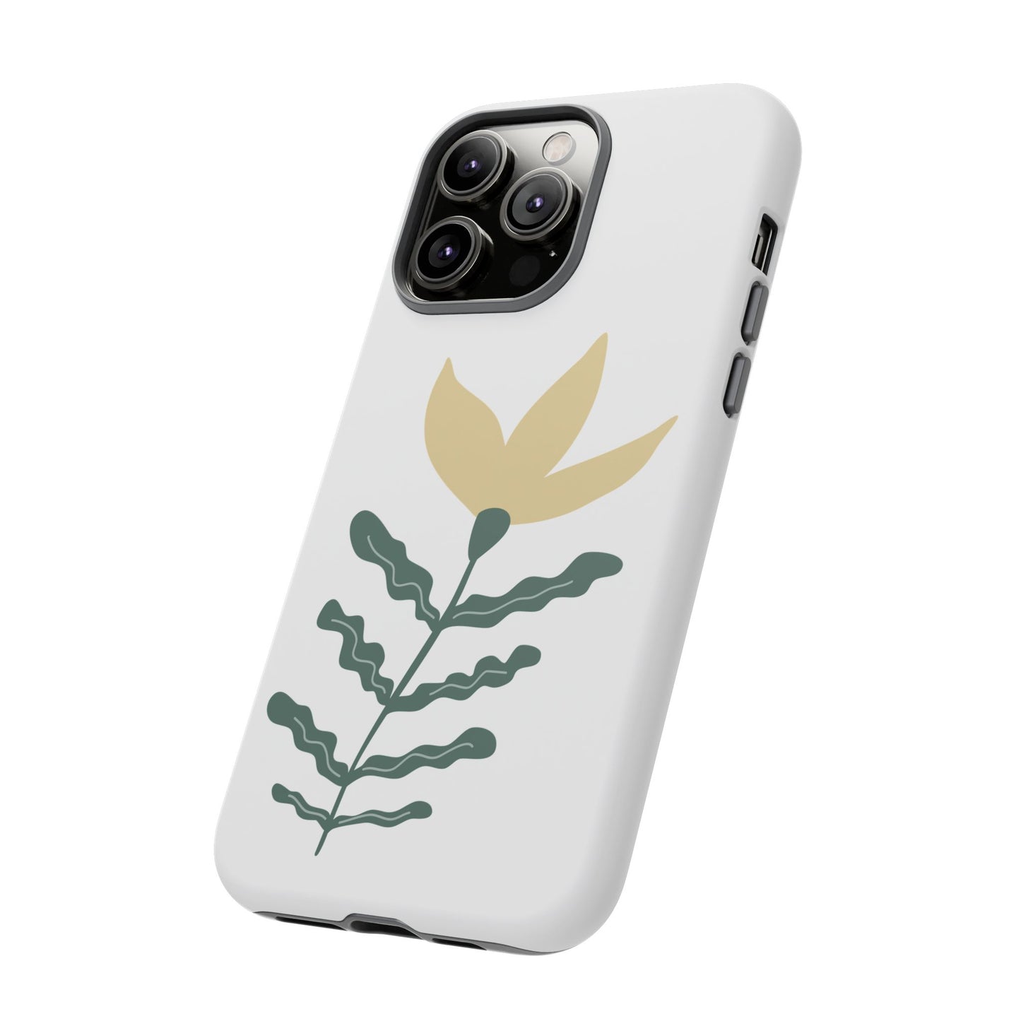 Floral Tough Phone Case - Durable Protection with Stylish Design