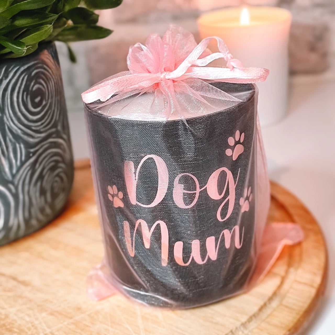 Dog Mum Candle// Mothers Day Candle, Puppy Gift Mum or Mom.