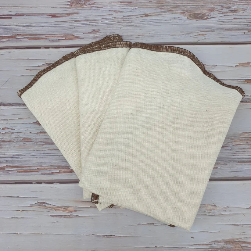 Muslin Cleansing Cloth | Reusable Face Wipes | White
