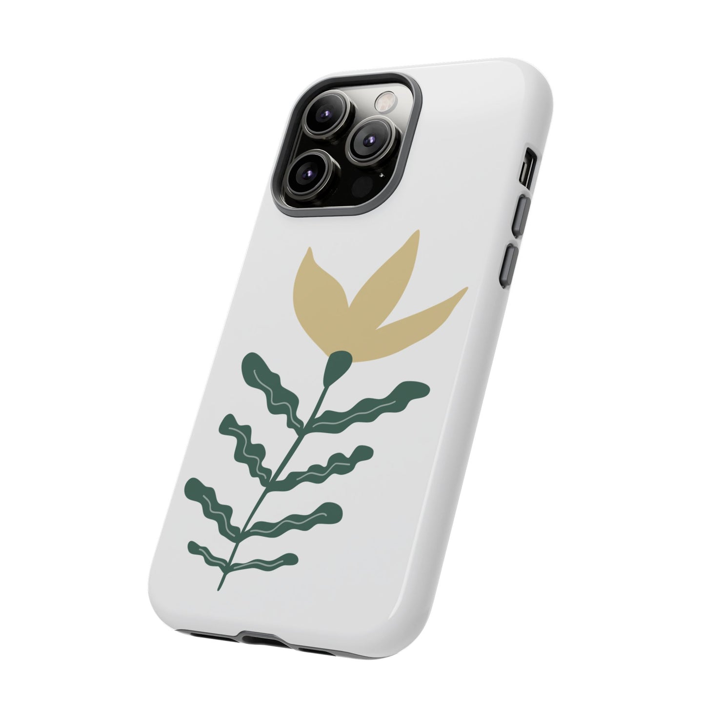 Floral Tough Phone Case - Durable Protection with Stylish Design