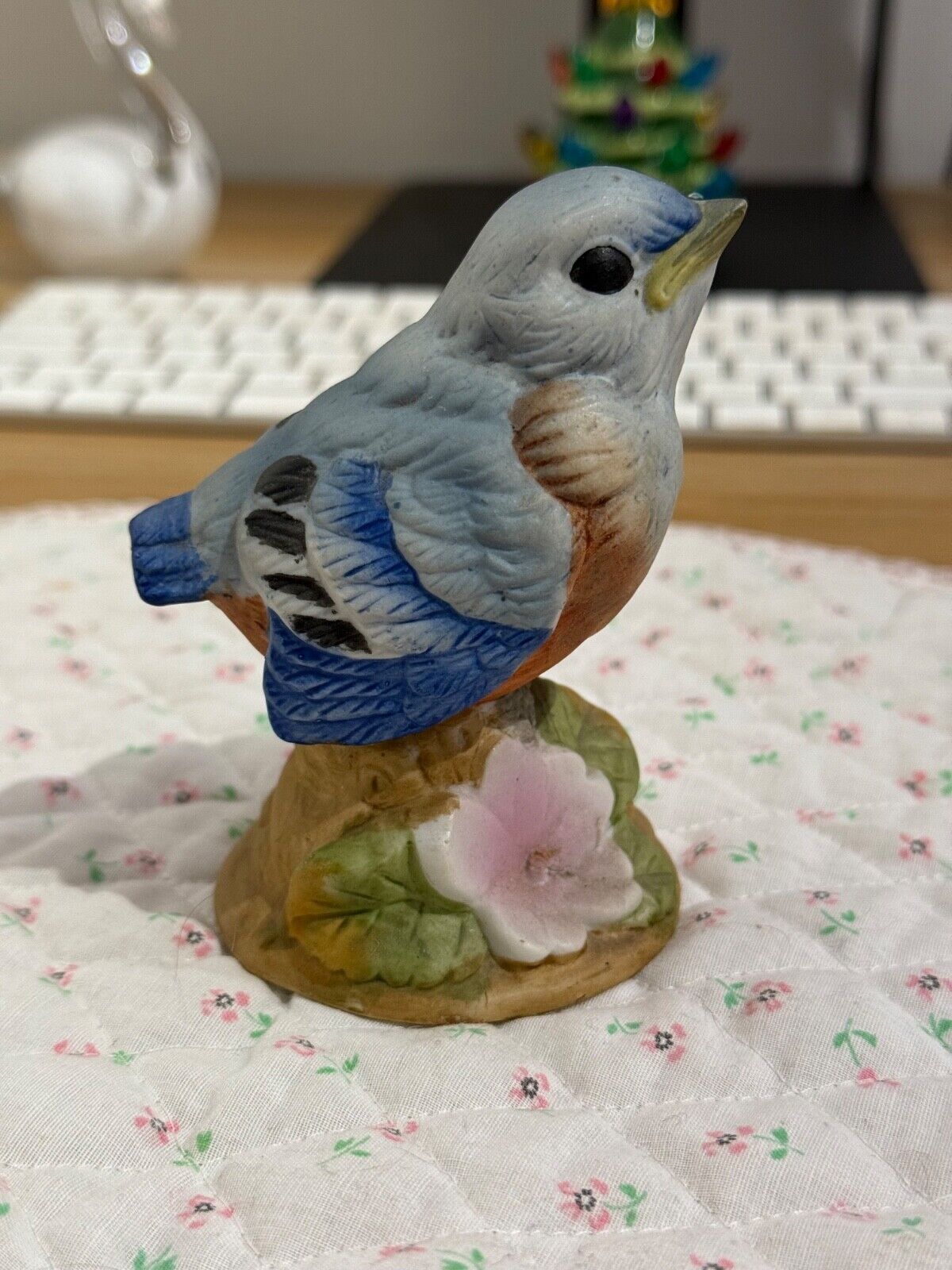 Blue Jay Bird Figurine