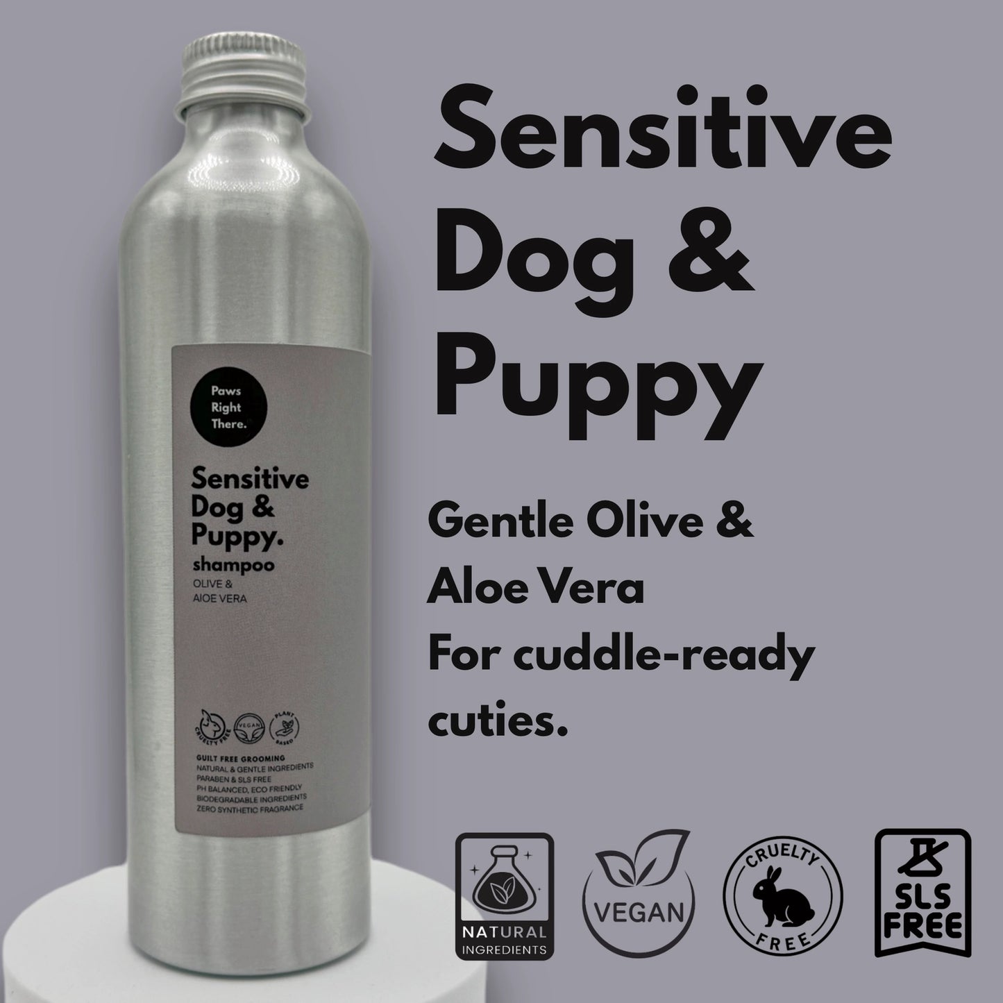Puppy Shampoo | Sensitive Dog Shampoo | Natural Olive & Aloe