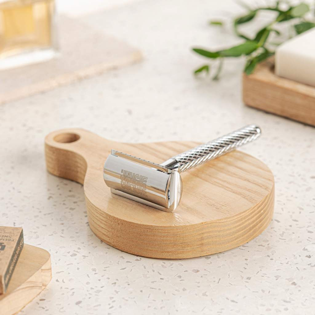 Reusable Metal Safety Razors - Includes 10x Razor Blades