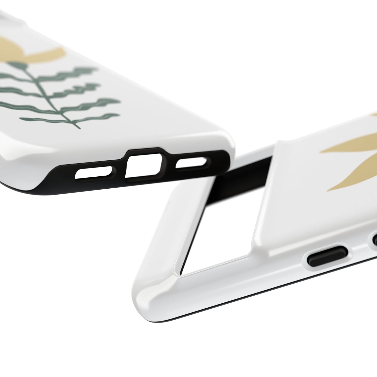 Floral Tough Phone Case - Durable Protection with Stylish Design