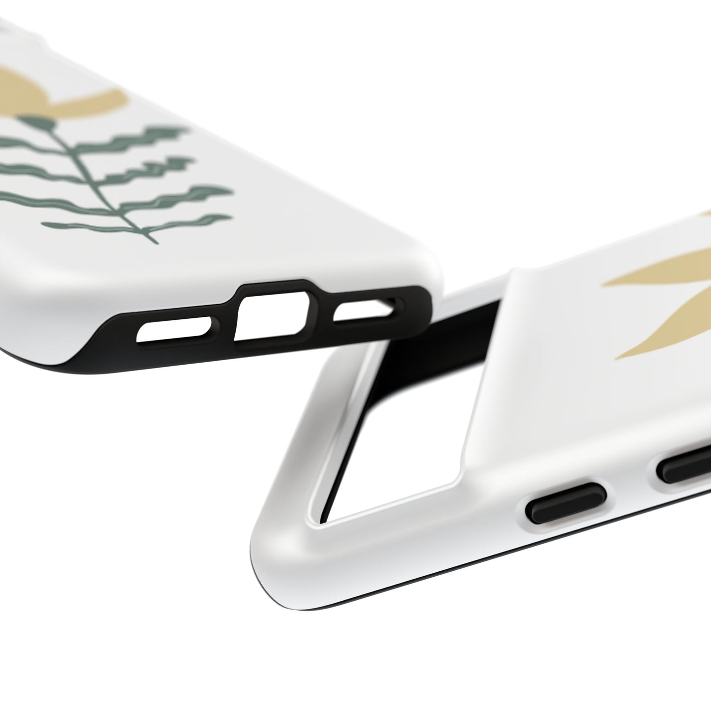 Floral Tough Phone Case - Durable Protection with Stylish Design