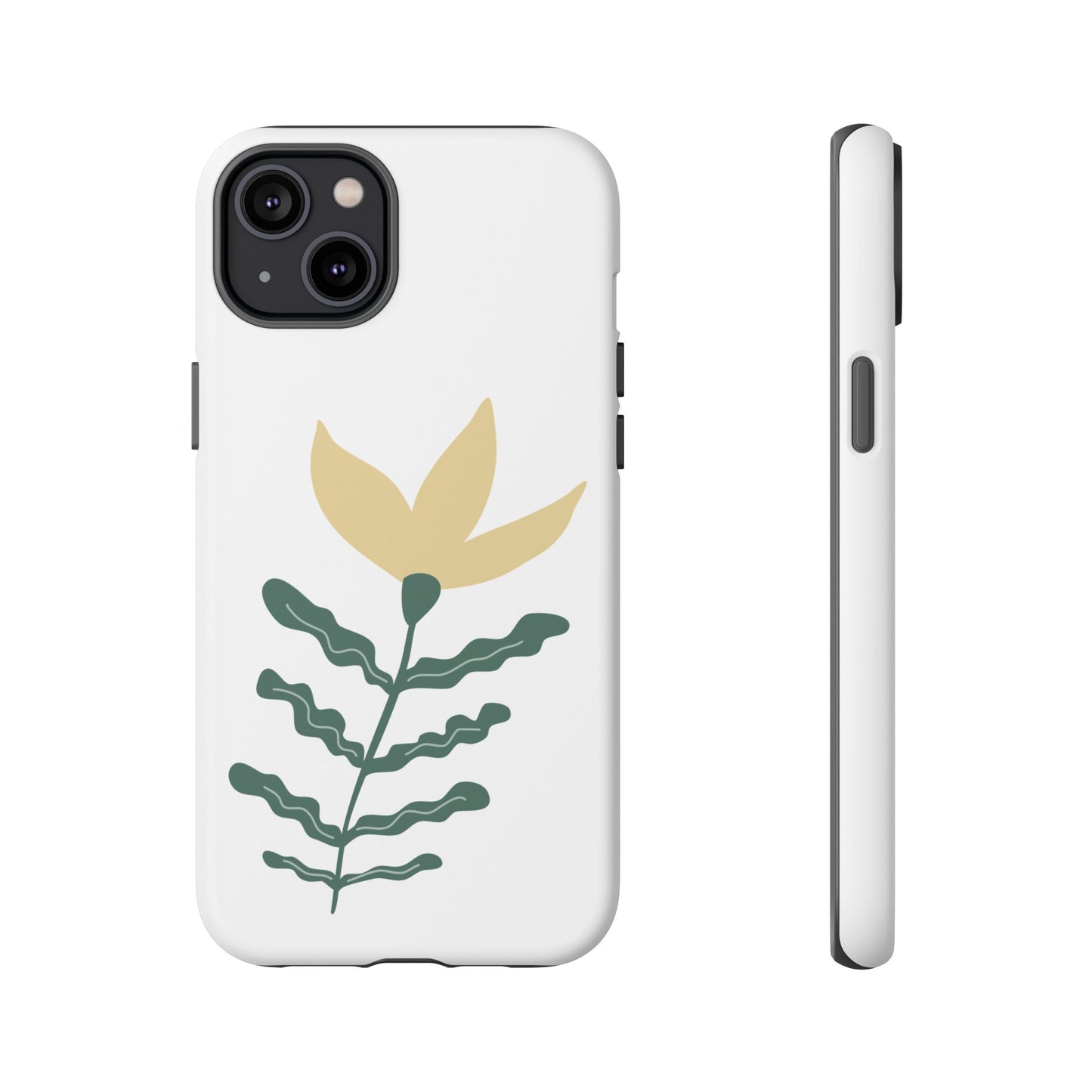 Floral Tough Phone Case - Durable Protection with Stylish Design