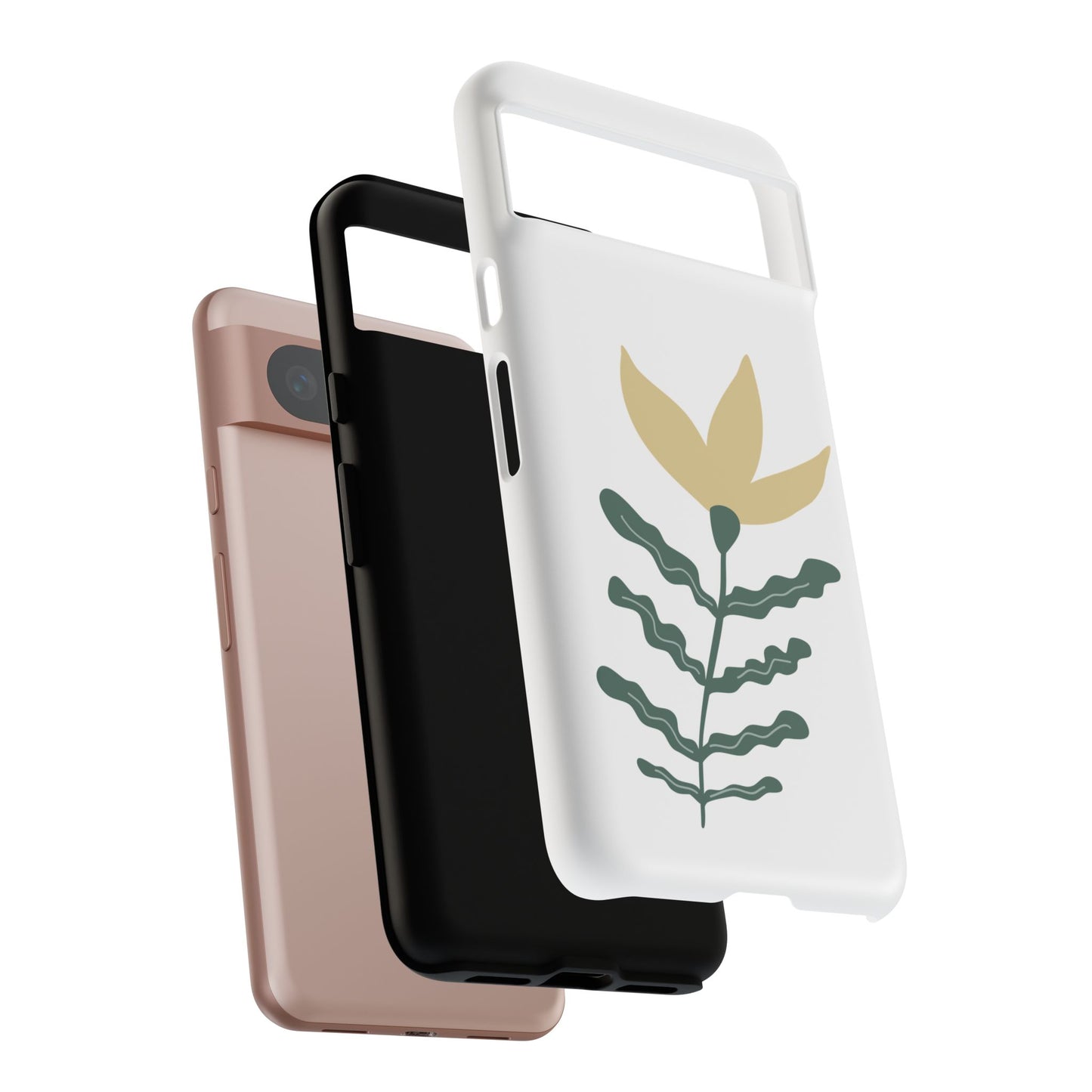 Floral Tough Phone Case - Durable Protection with Stylish Design