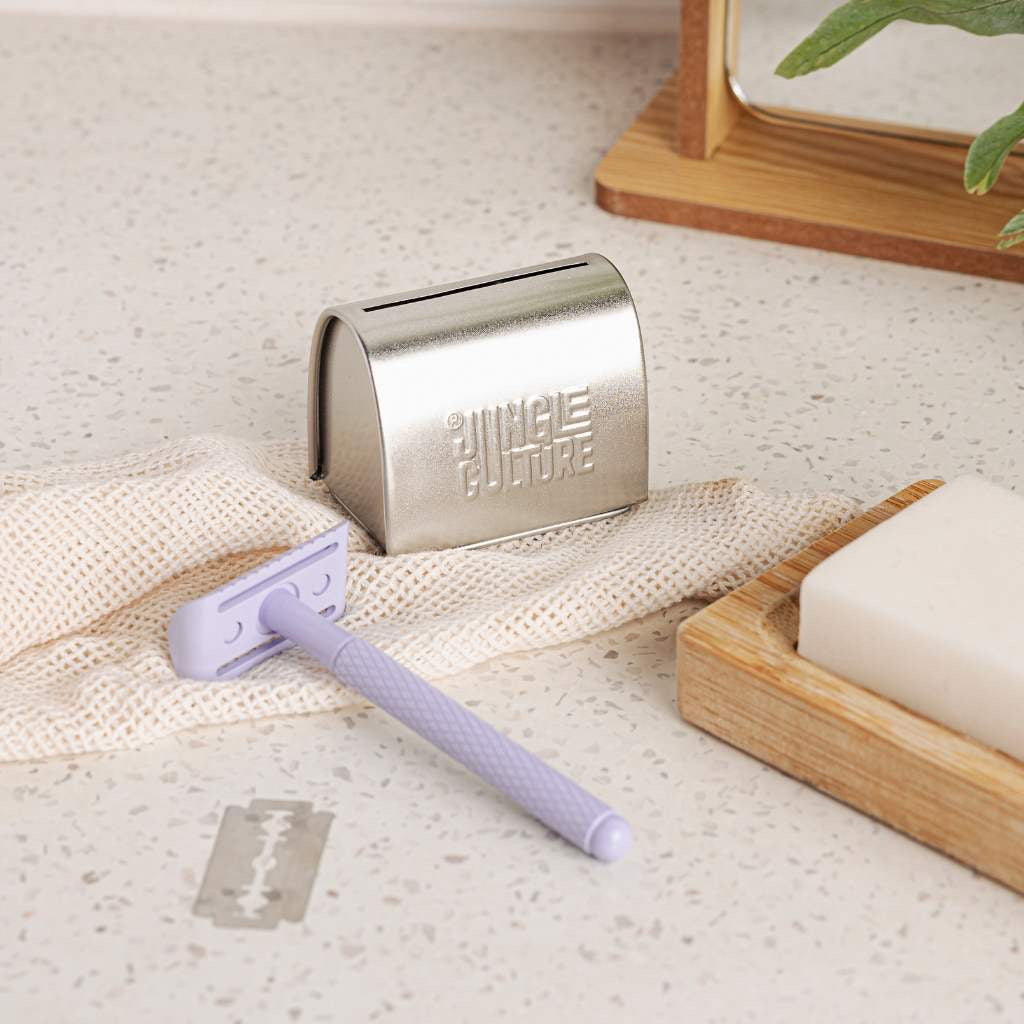 Reusable Metal Safety Razors - Includes 10x Razor Blades