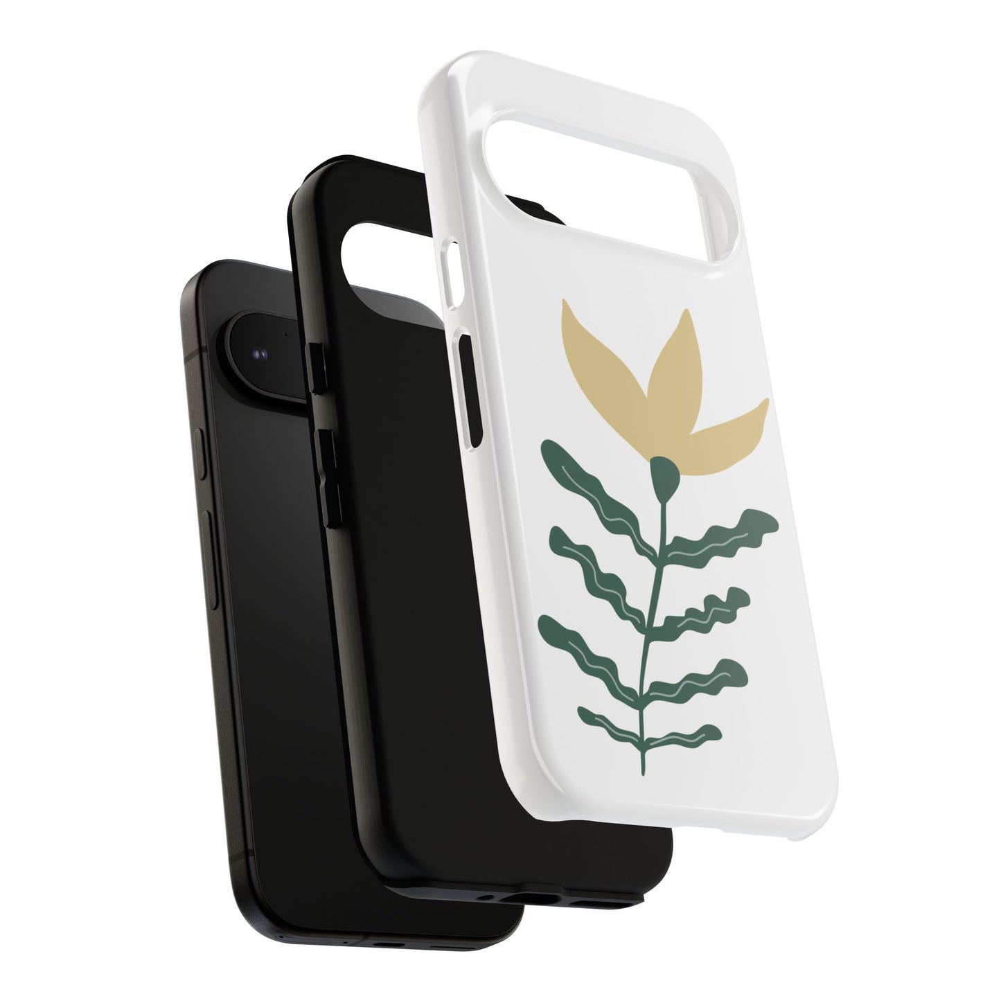 Floral Tough Phone Case - Durable Protection with Stylish Design