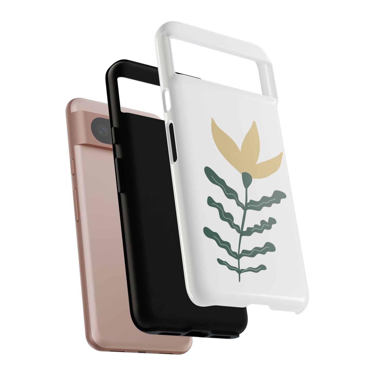 Floral Tough Phone Case - Durable Protection with Stylish Design