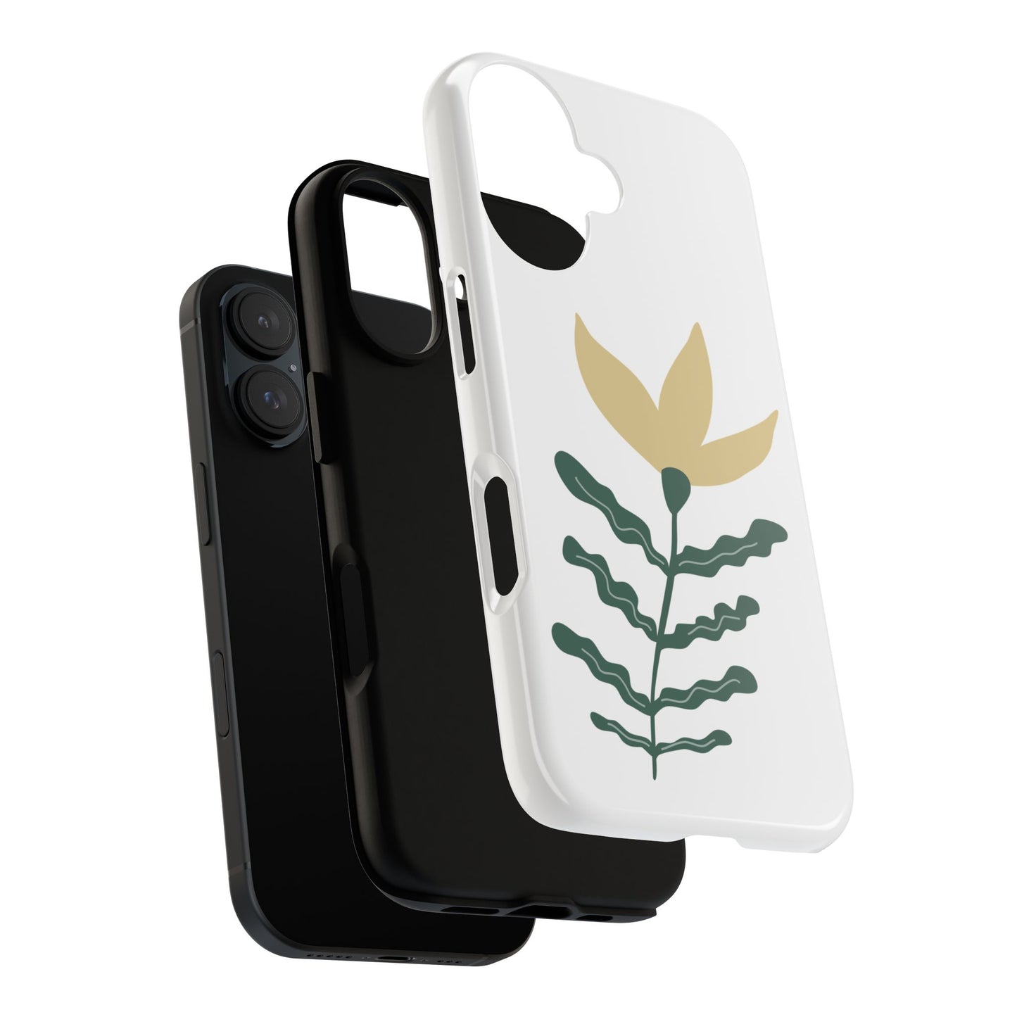 Floral Tough Phone Case - Durable Protection with Stylish Design