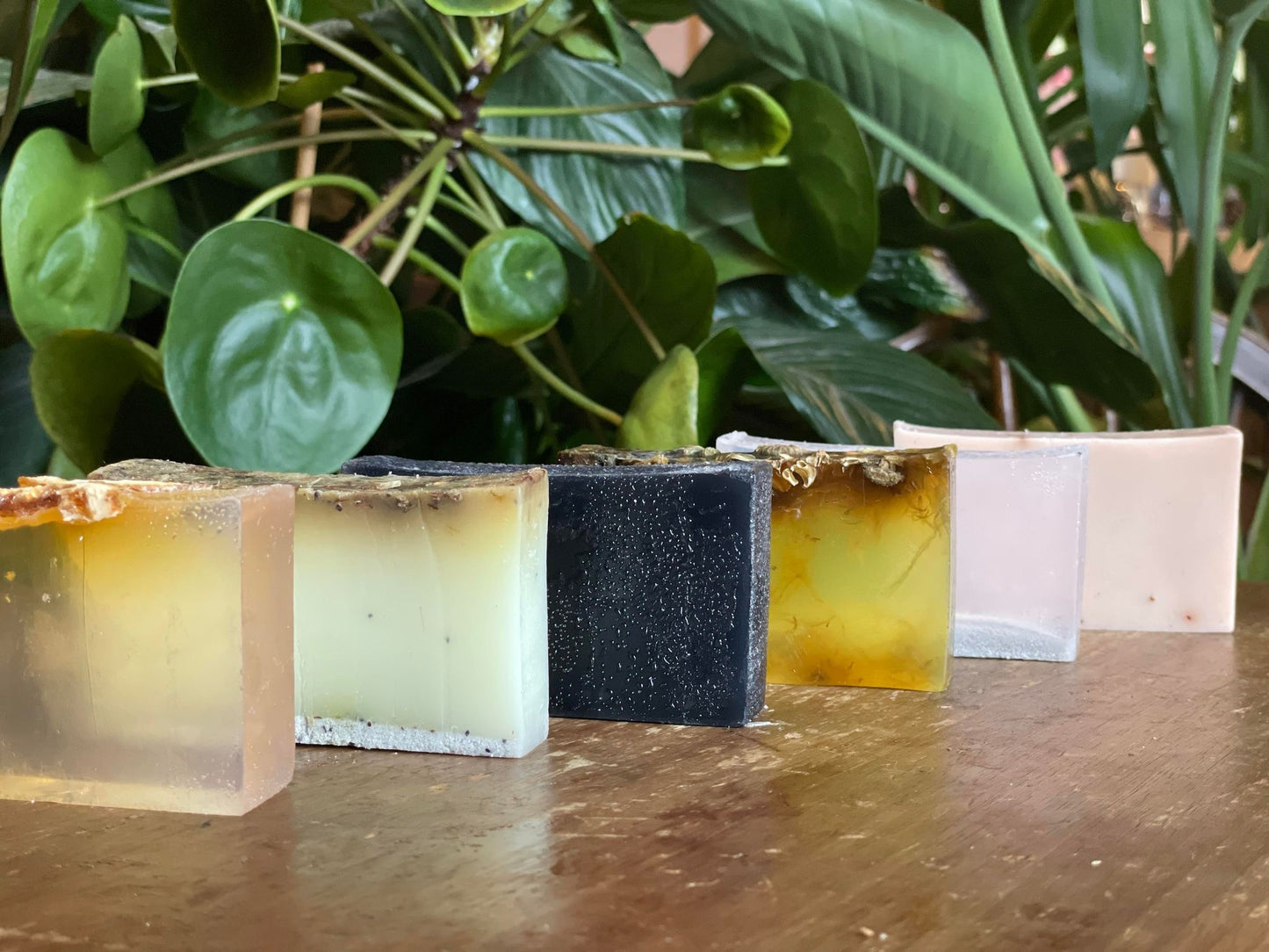 Hand Made Tartan Soap Bar - Orange & Lime