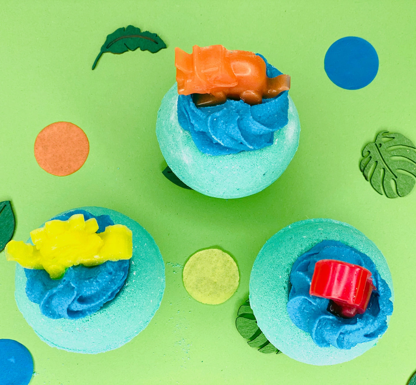 Handmade Dino Dinosaur Cocoa Shea Butter Kids Bath Bomb