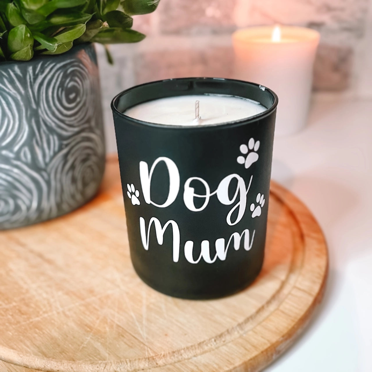 Dog Mum Candle// Mothers Day Candle, Puppy Gift Mum or Mom.