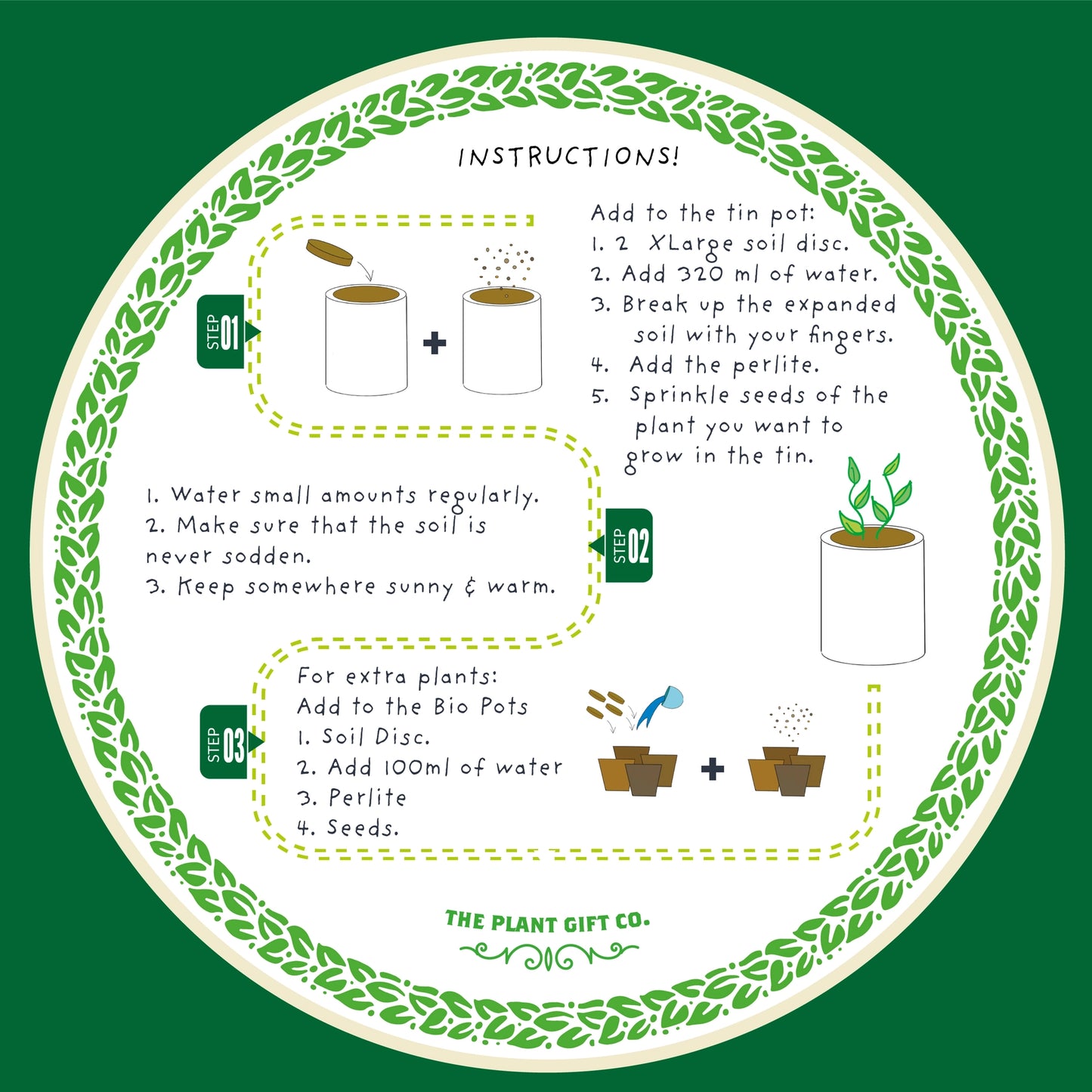 Prick N Mix. Eco Grow Your Own Cactus, Gardening Kit