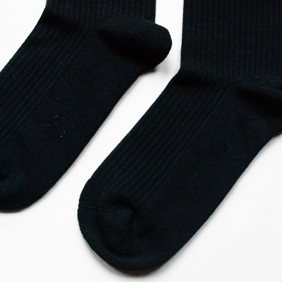 Black Panther Socks | Ribbed Bamboo Socks | Black Socks