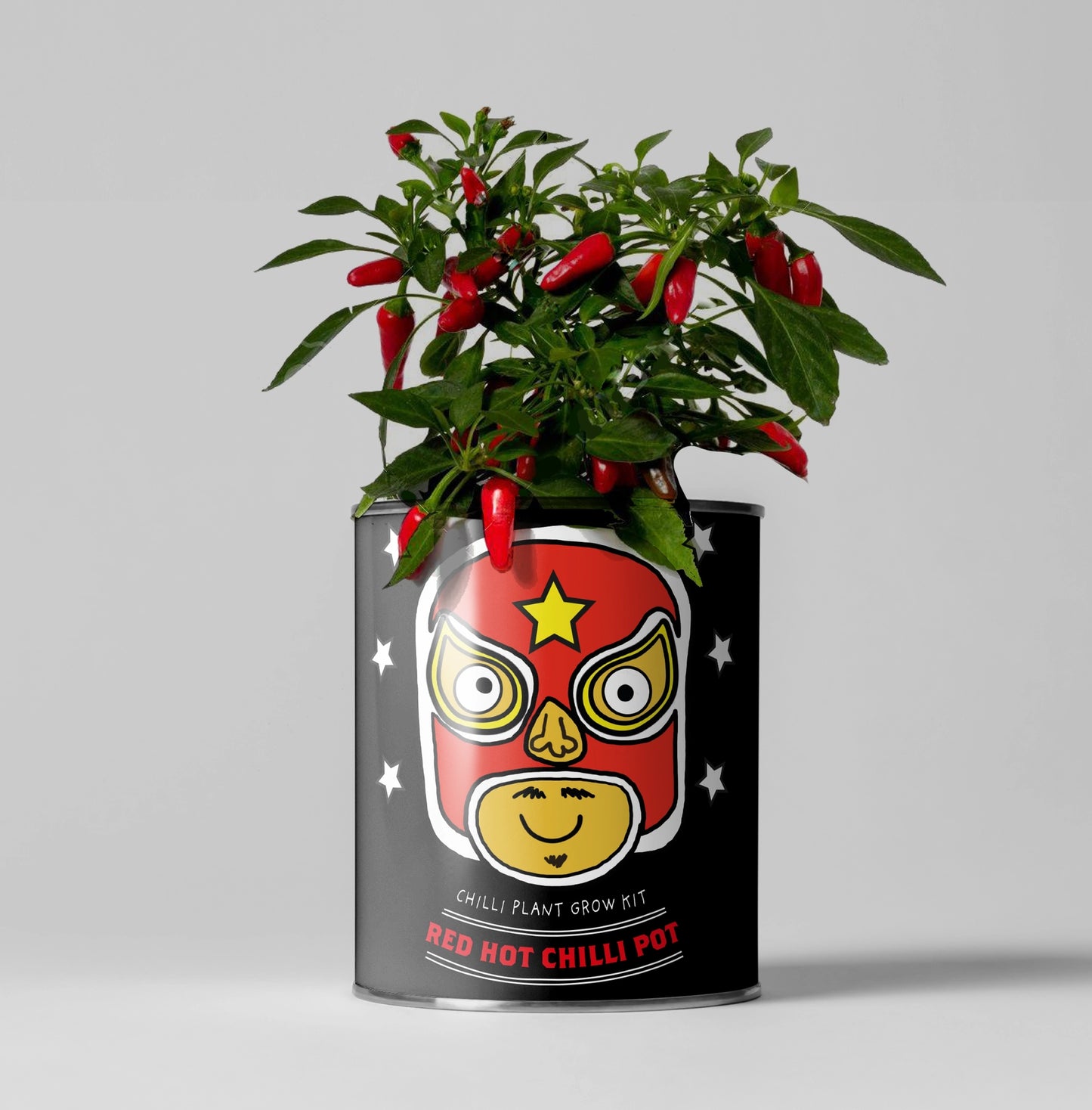 Red Hot Chilli Pot. Grow Your Own Plant Kit, Gardening Gift