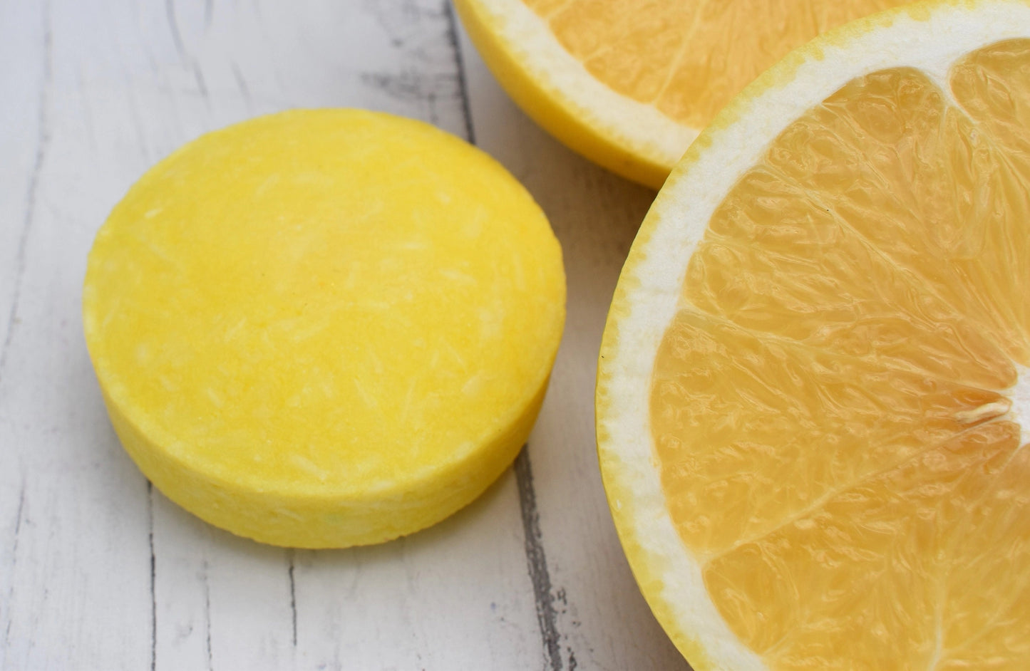 Handmade Solid Shampoo Bar in Tin. Grapefruit For Oily Hair.