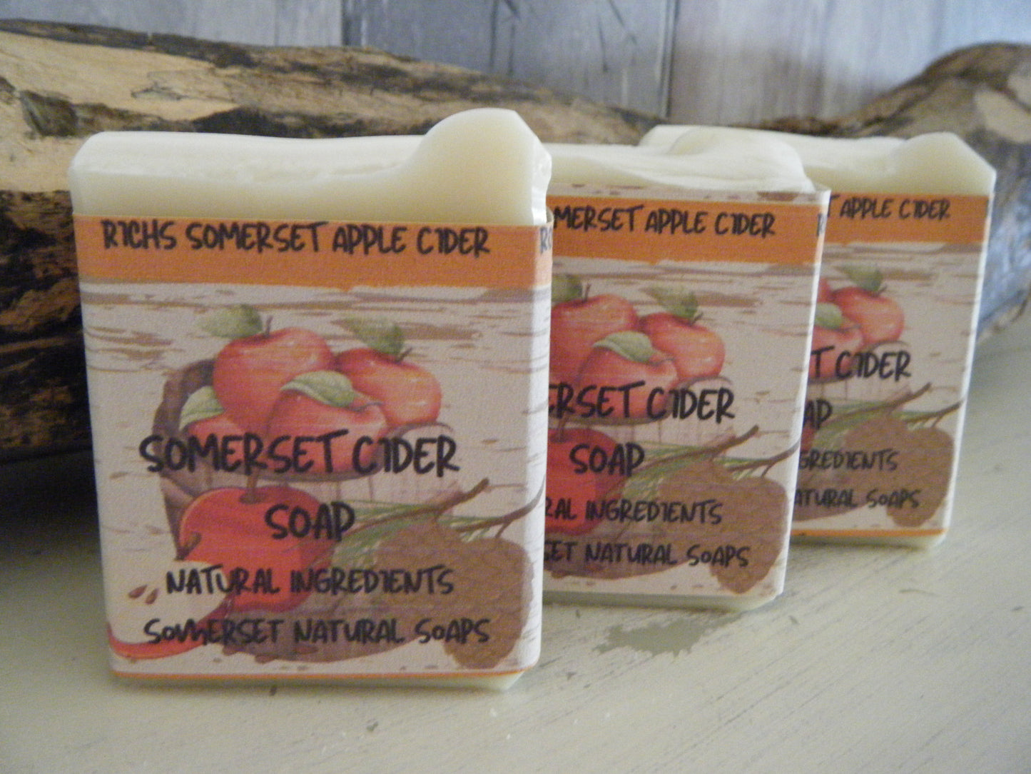 Somerset Cider Vegan Soap | Cedarwood & Rosewood