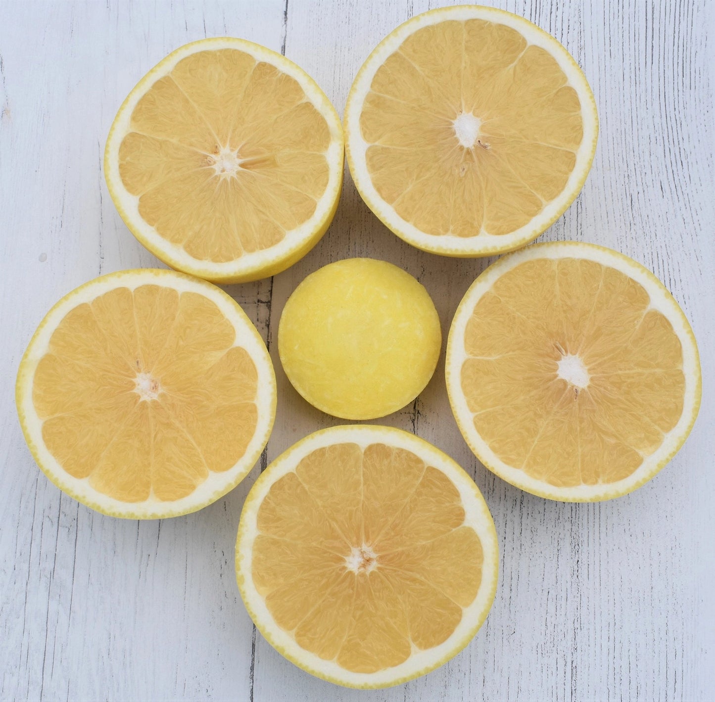 Handmade Solid Shampoo Bar in Tin. Grapefruit For Oily Hair.