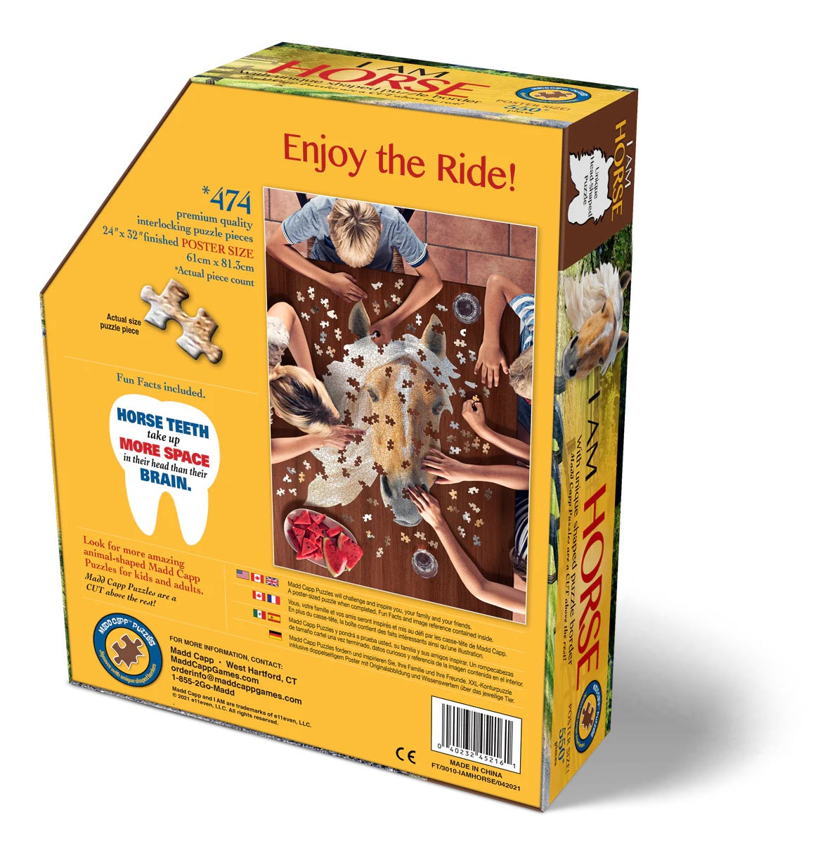 Madd Capp Games - I Am Horse Puzzle - 529 pieces.