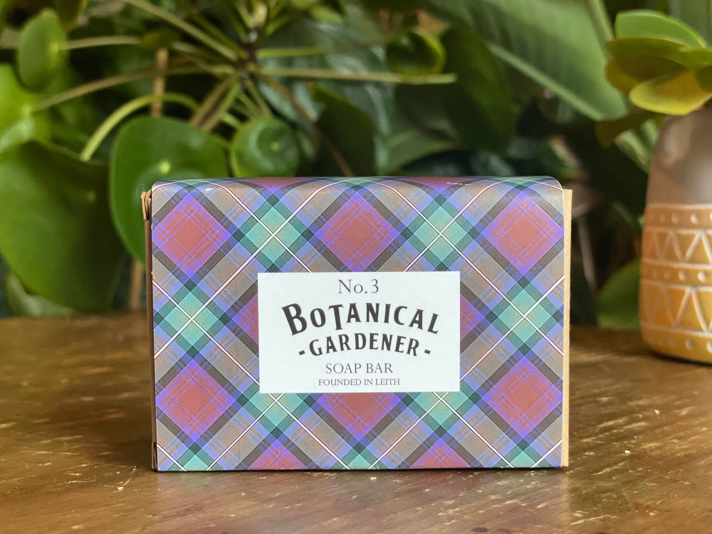 Hand Made Tartan Soap Bar - Botanical Gardener