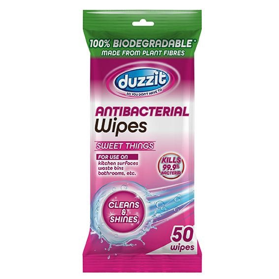 Antibacterial Wipes Clean & Fresh (50)
