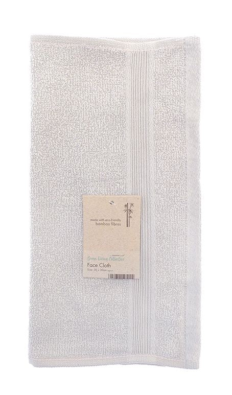 Bamboo and Cotton Bath Towels and Face Cloths - Silver