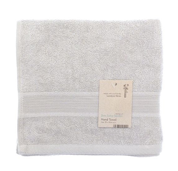 Bamboo and Cotton Bath Towels and Face Cloths - Silver