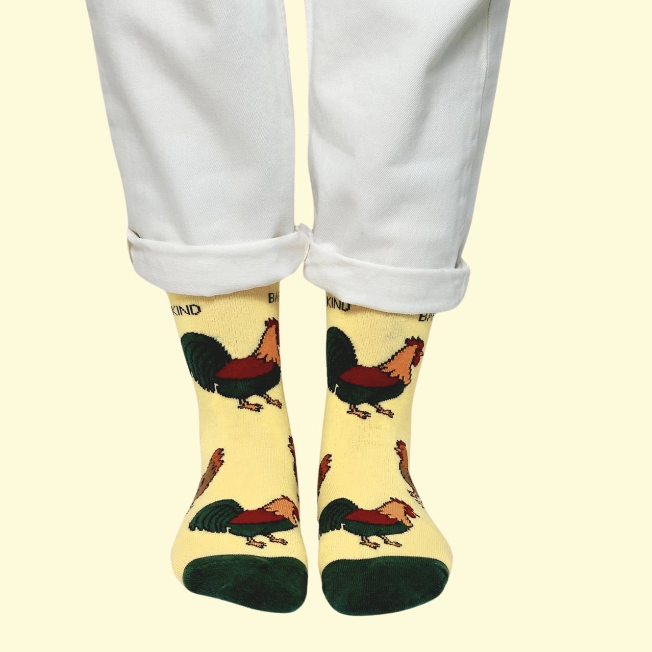 Chicken Socks | Bamboo Socks | Yellow Socks | Farm Socks
